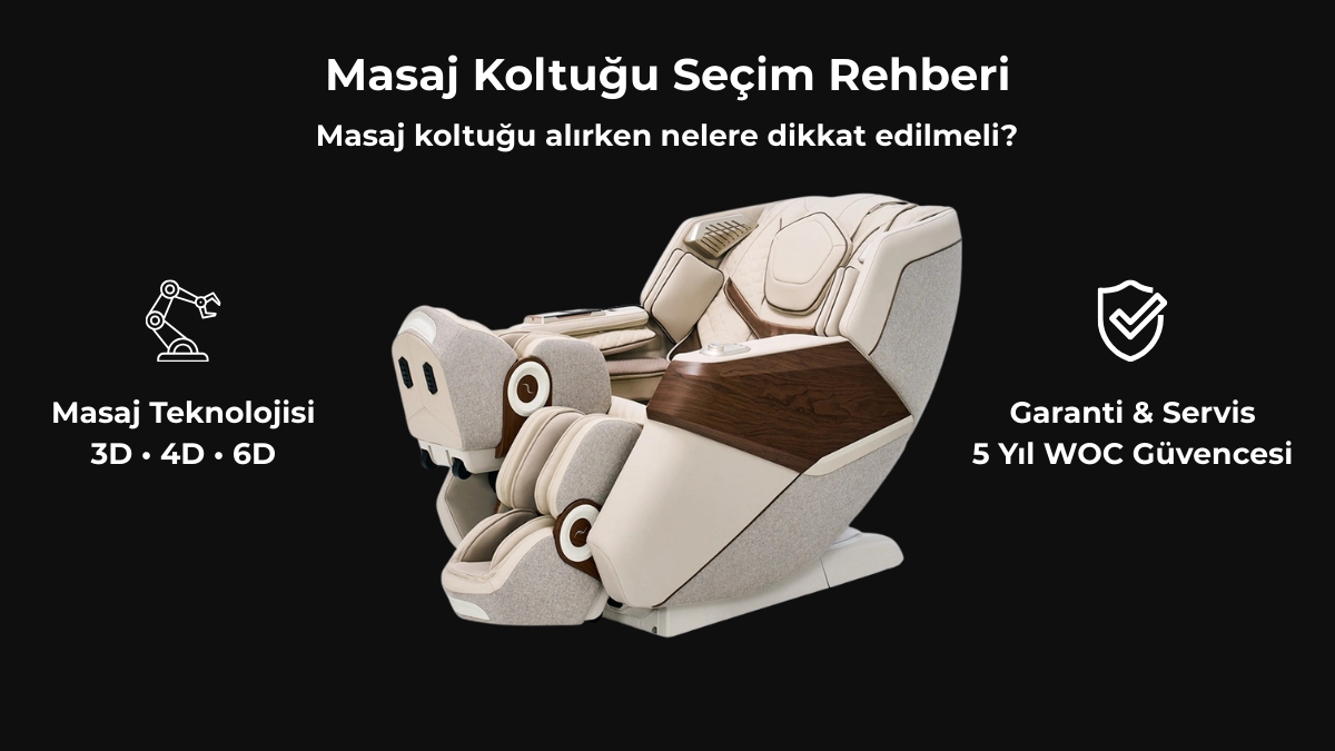 Masaj Koltuğu Alırken Nelere Dikkat Edilmeli?