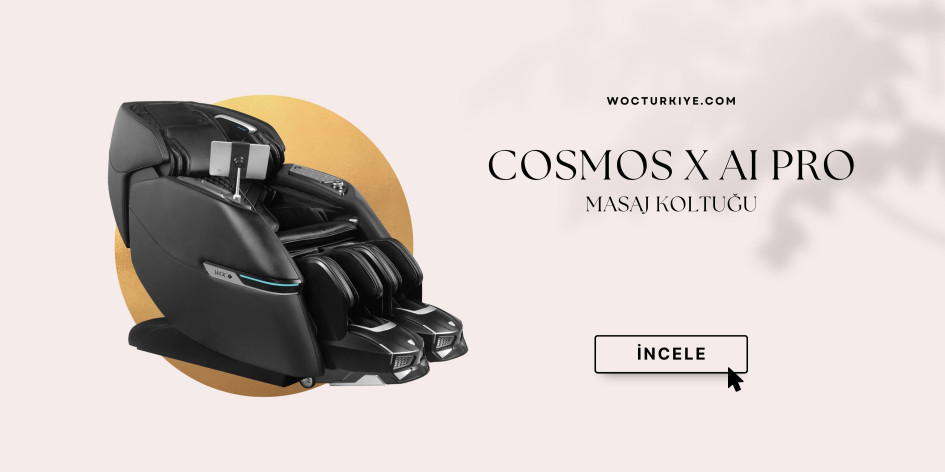 Cosmos X Ai Pro - Masaj Koltuğu - Siyah