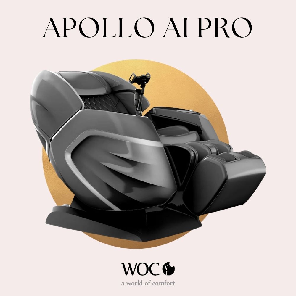 Apollo Masaj Koltuğu (Yapay Zeka Teknolojisi) Siyah